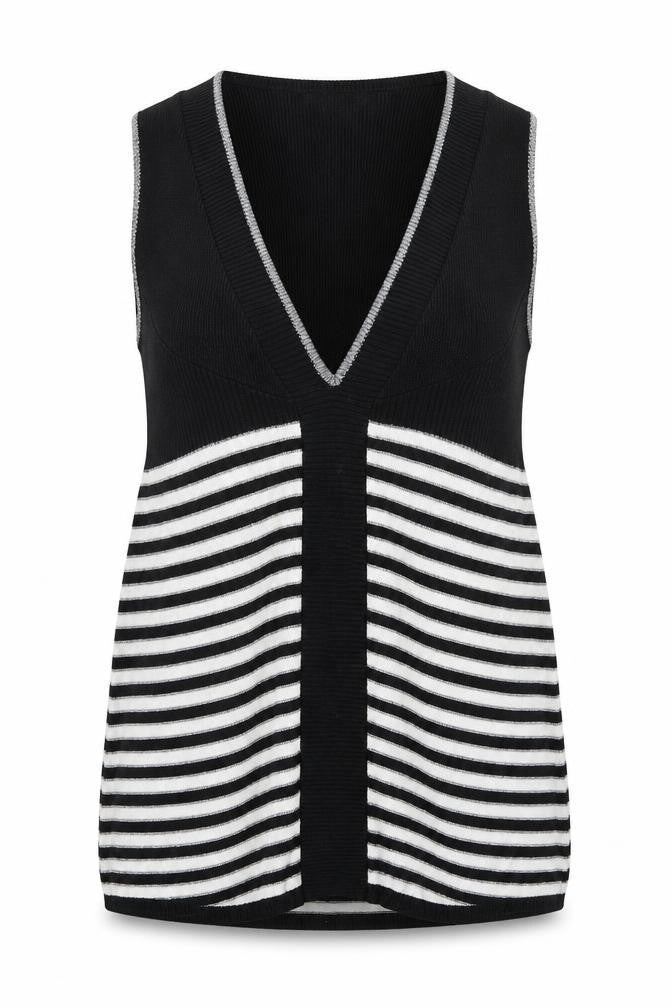 Womens UK Size S Kookai Black Polyester Tank