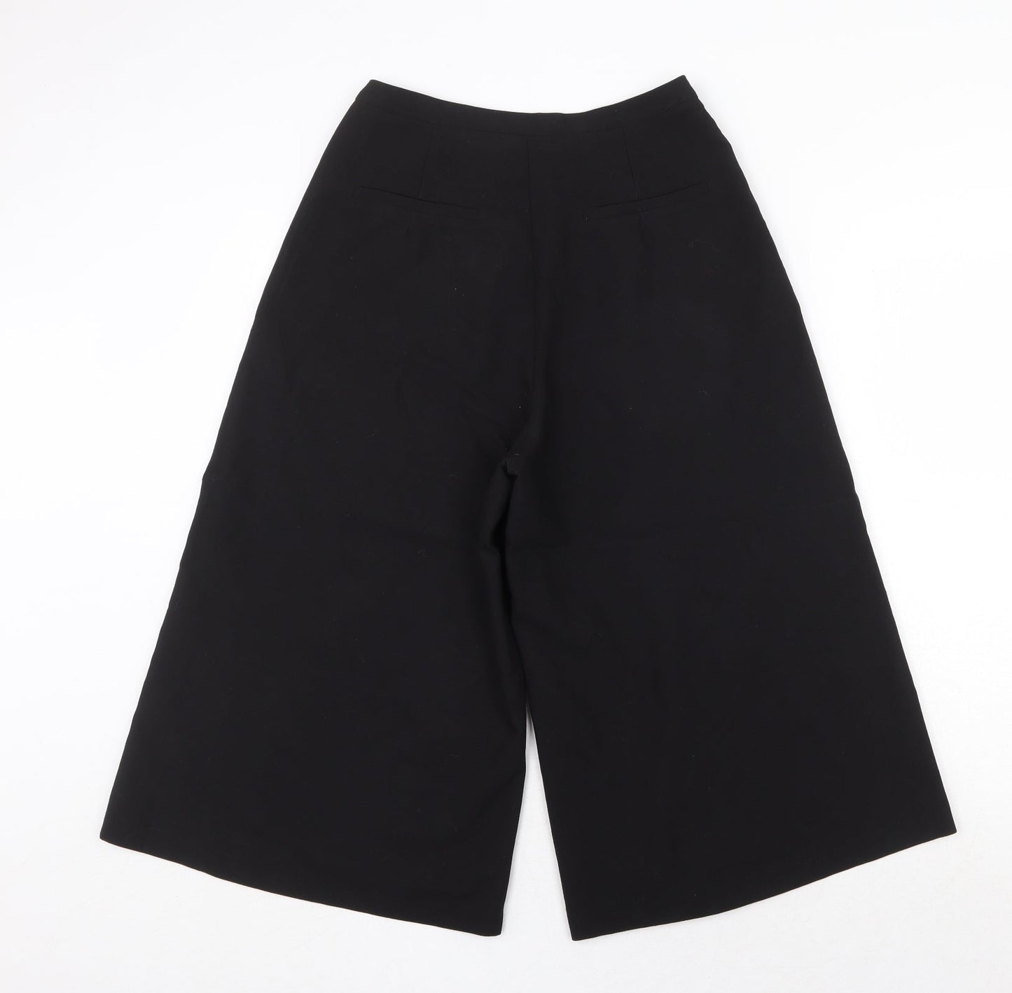 Missguided Womens Black Polyester Trousers Size 10 Regular Zip