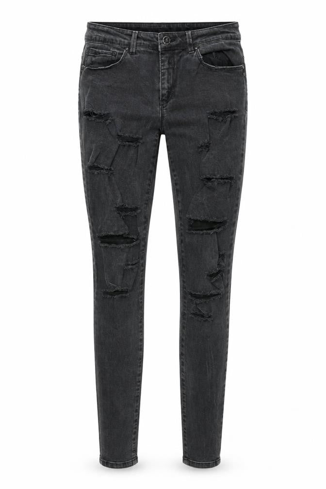 Only Womens Black Cotton Skinny Jeans Size 30 in L34 in Regular Zip