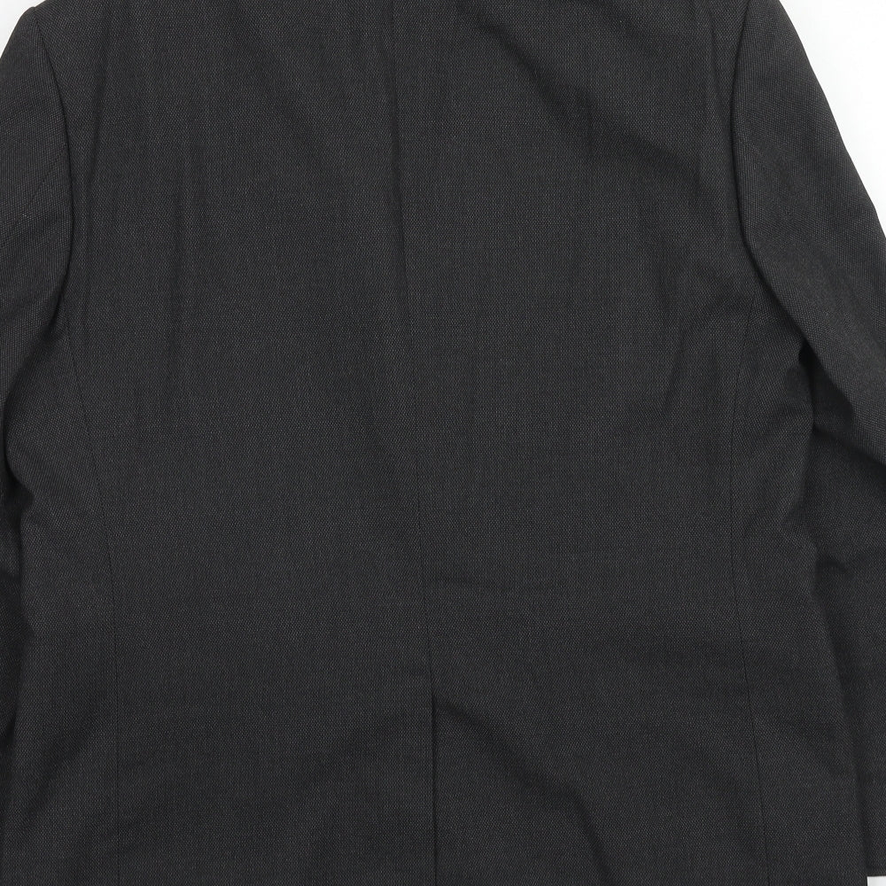 Marks and Spencer Mens Grey Polyester Jacket Suit Jacket Size 40 Regular