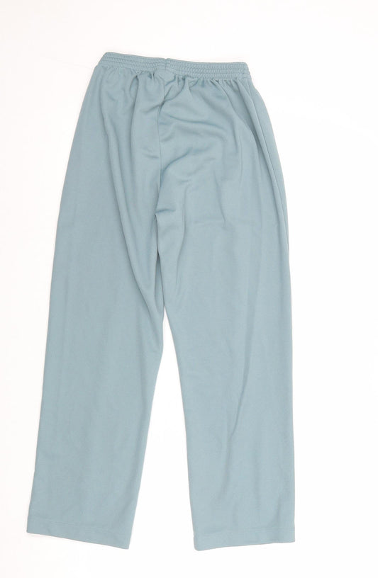 Renie Reney Womens Blue Polyacrylate Fibre Trousers Size 10 Regular