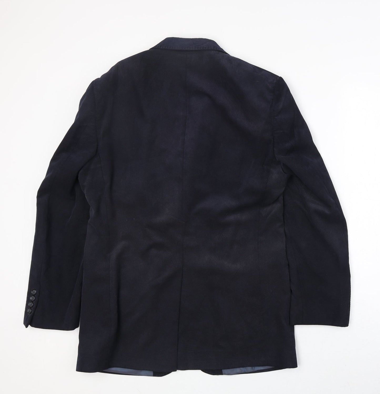 Marks and Spencer Mens Blue Polyester Jacket Blazer Size 38 Regular
