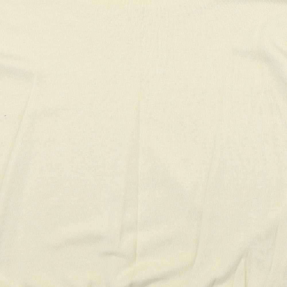 Cotsworld Womens Beige Round Neck Cotton Pullover Jumper Size XL