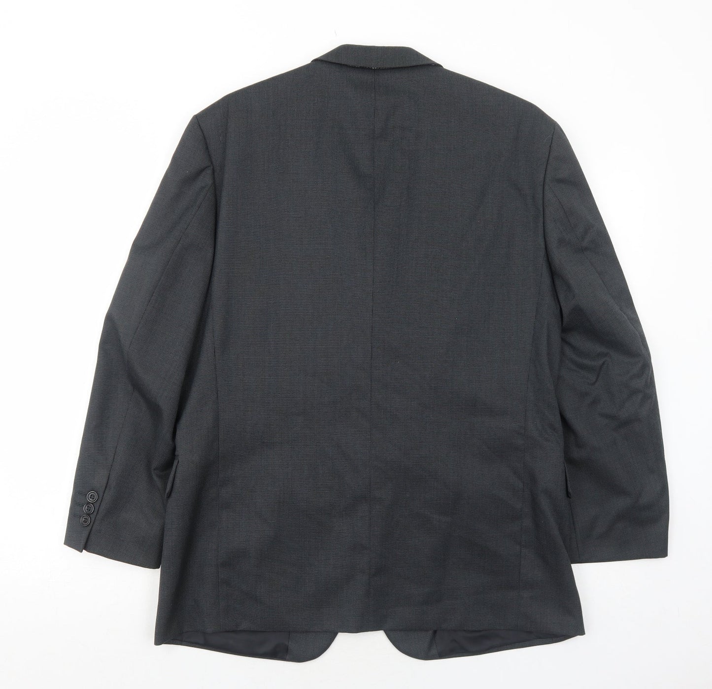 Scott & Taylor Mens Grey Polyester Jacket Suit Jacket Size 44 Regular