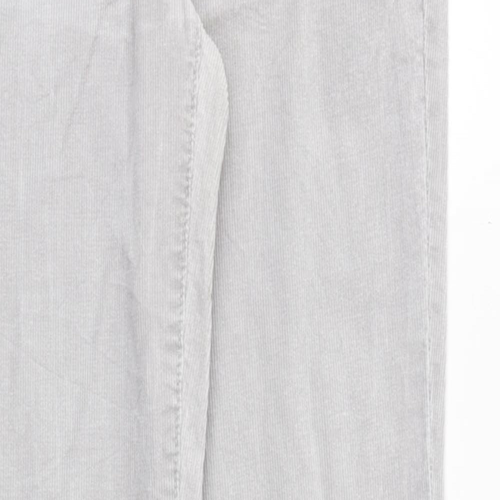 Gap Womens Grey Cotton Trousers Size 31 in Regular Zip