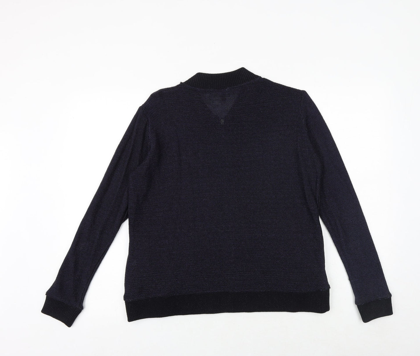 Capsule Womens Blue Polyester Full Zip Sweatshirt Size 16 Zip