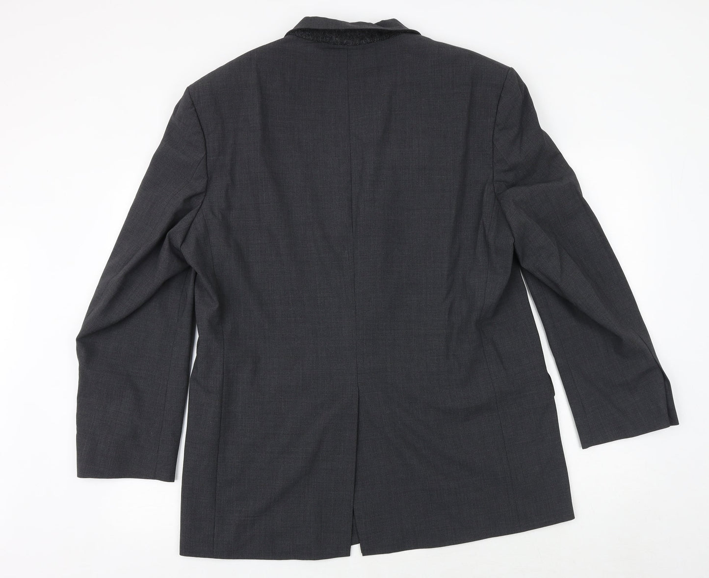 Marks and Spencer Mens Grey Polyester Jacket Suit Jacket Size 42 Regular