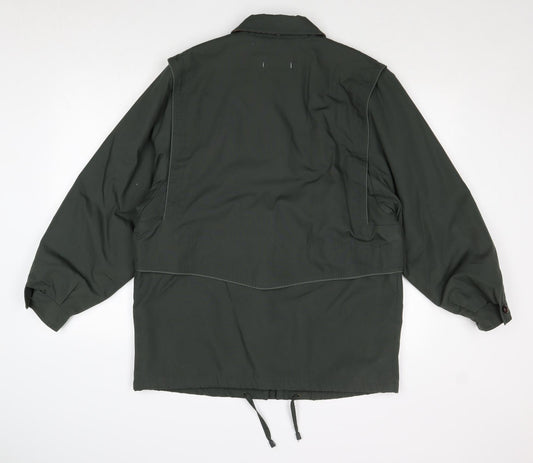 Telemac Womens Green Jacket Size 14 Zip