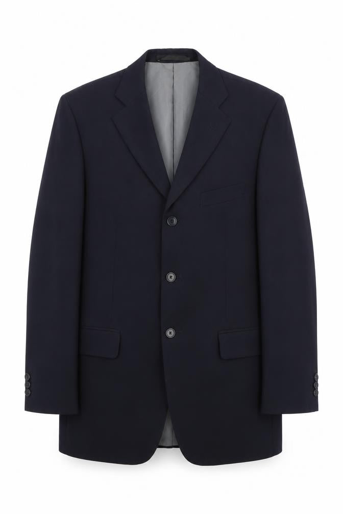 Marks and Spencer Mens Blue Polyester Jacket Suit Jacket Size 38 Regular