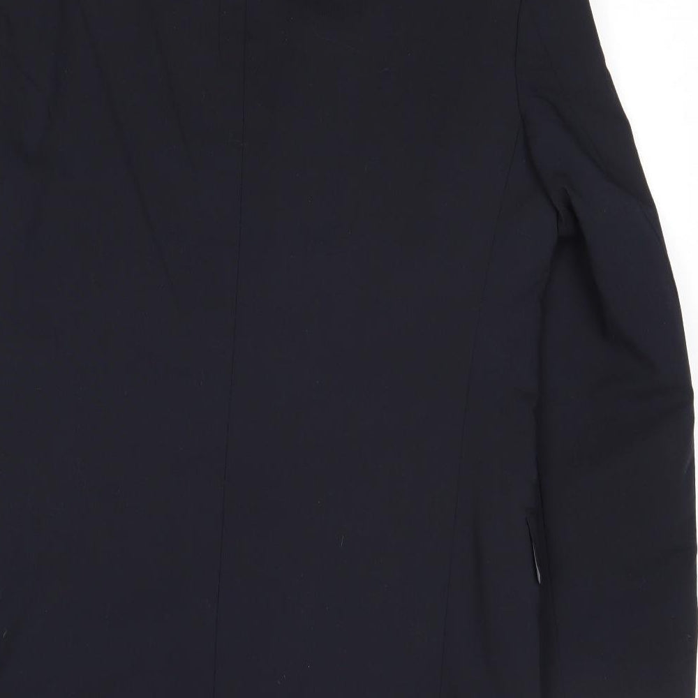 Marks and Spencer Mens Blue Polyester Jacket Suit Jacket Size 38 Regular
