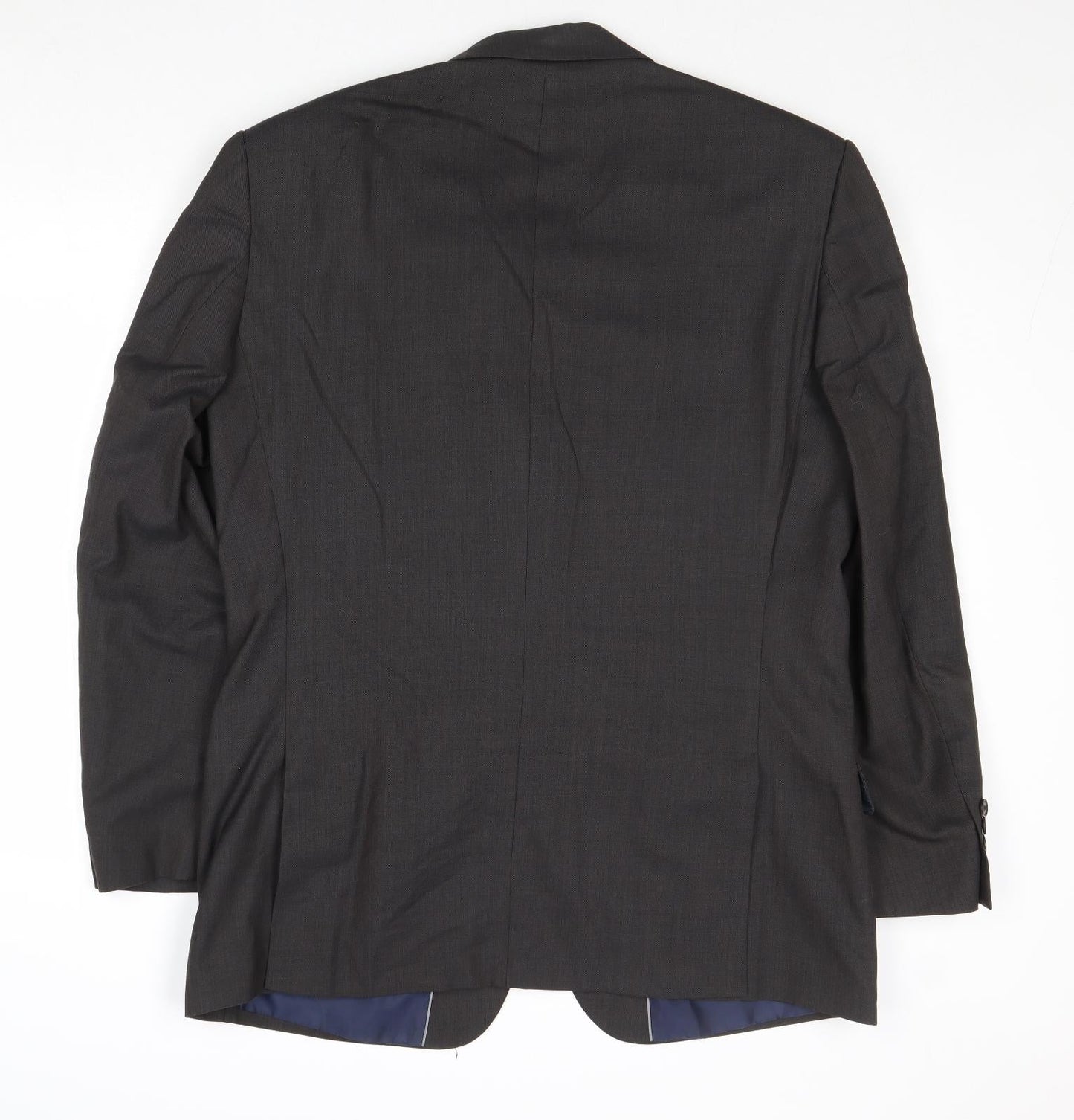 Marks and Spencer Mens Grey Polyester Jacket Suit Jacket Size 42 Regular
