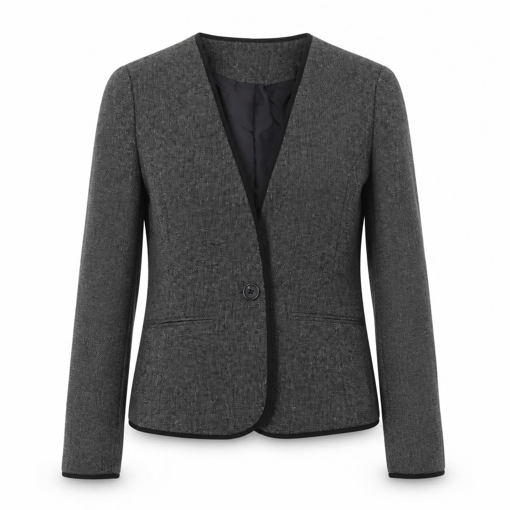 Vera Moda Womens Grey Jacket Blazer Size 12 Button