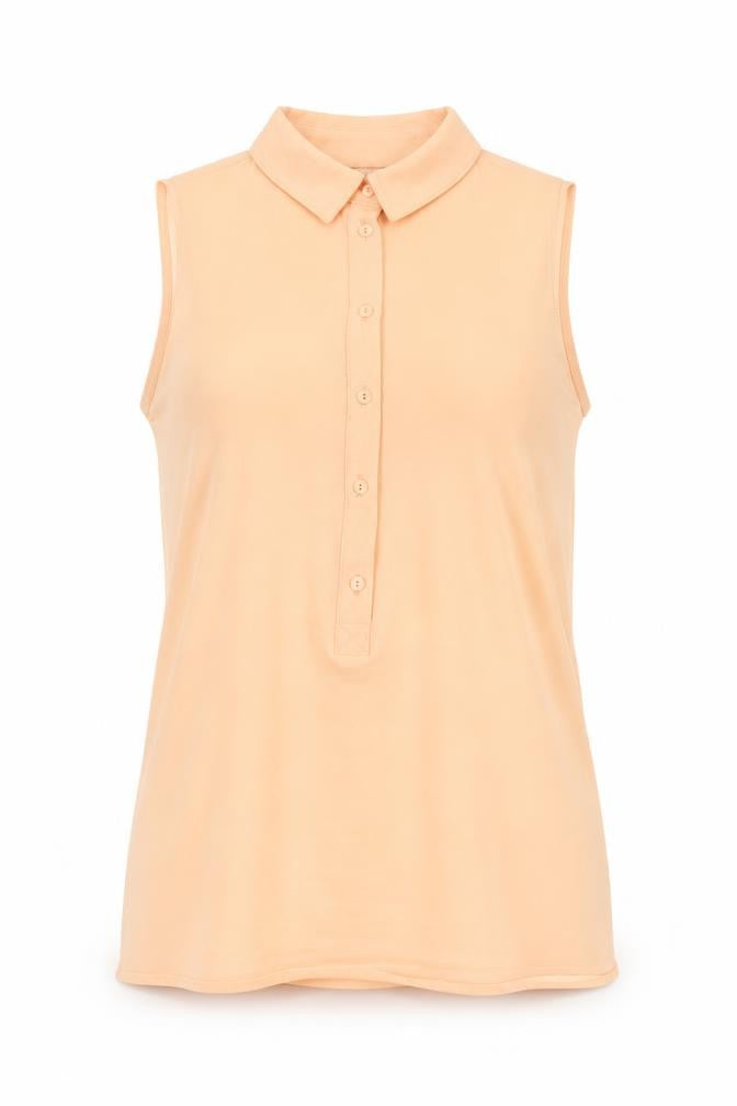 New Look Girls Pink Polyester Basic Tank Size 13 Years Collared Button