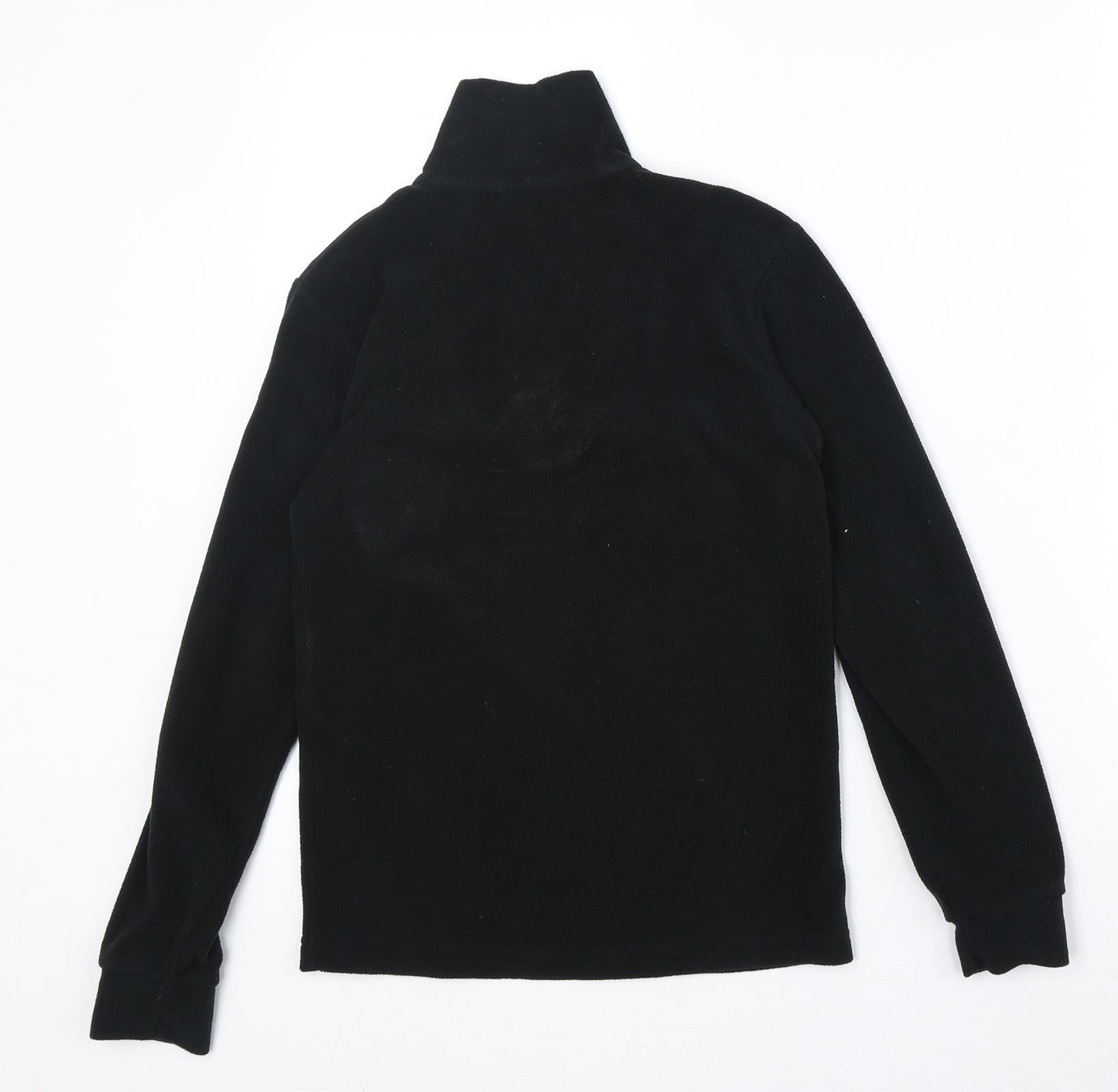 Campri Boys Black Polyester Pullover Sweatshirt Size 9-10 Years Zip