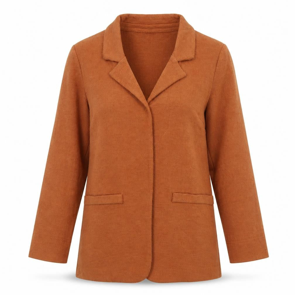 New Look Womens Brown Jacket Size 8 Button