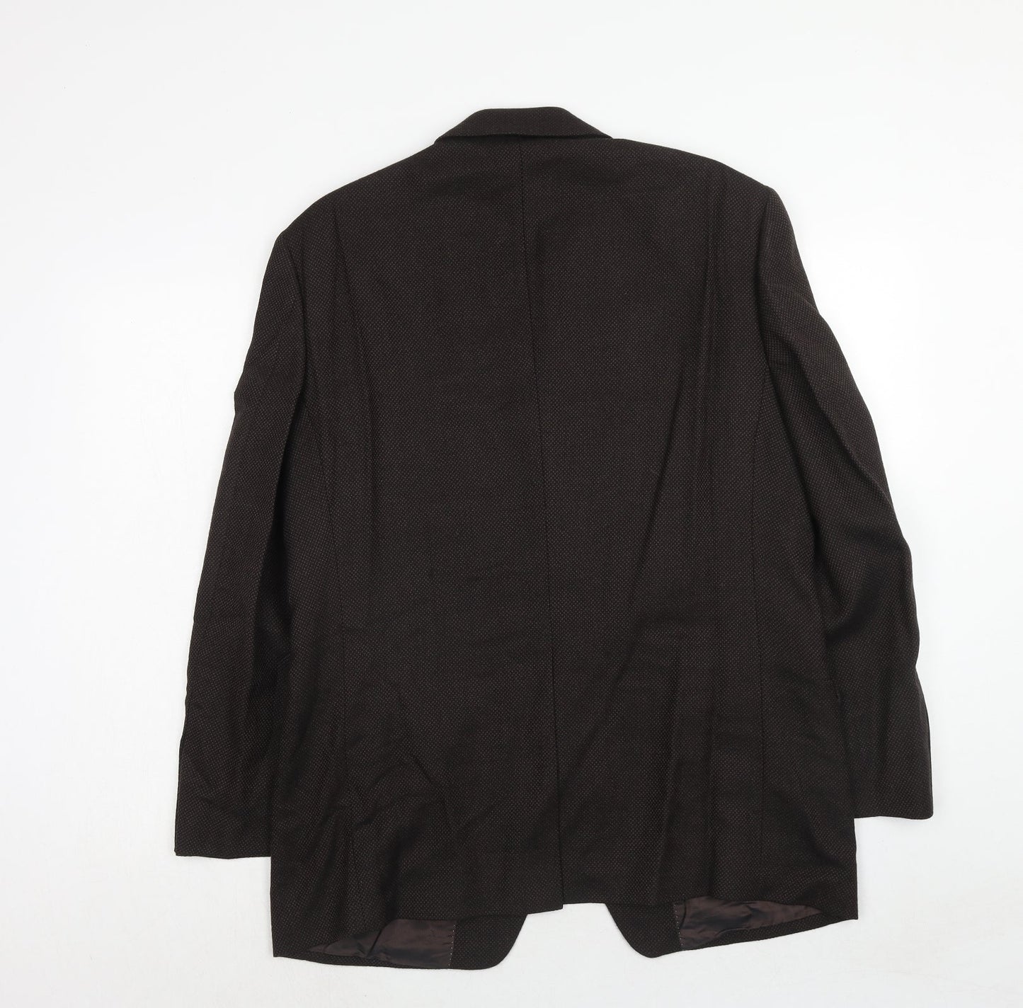 Marks and Spencer Mens Brown Wool Jacket Suit Jacket Size 40 Regular