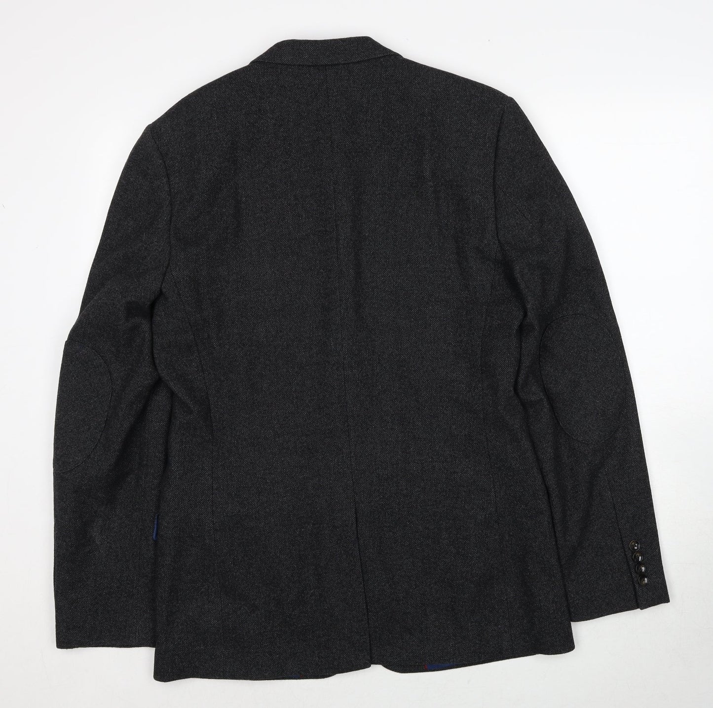 Marks and Spencer Mens Grey Polyester Jacket Suit Jacket Size 40 Regular