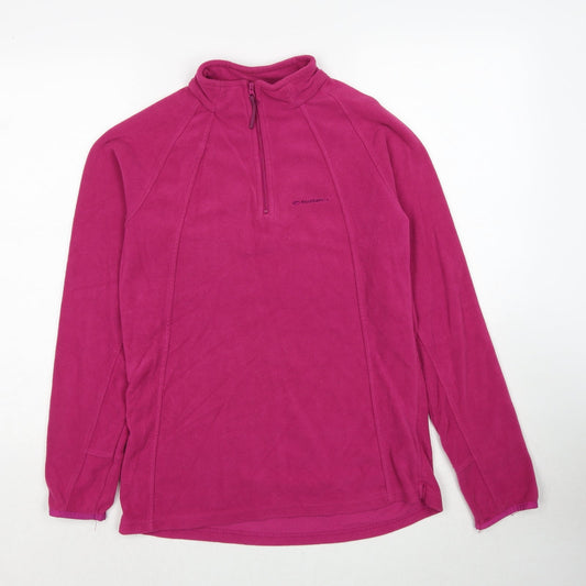 Mountain Life Womens Pink Polyester Pullover Sweatshirt Size 12 Pullover
