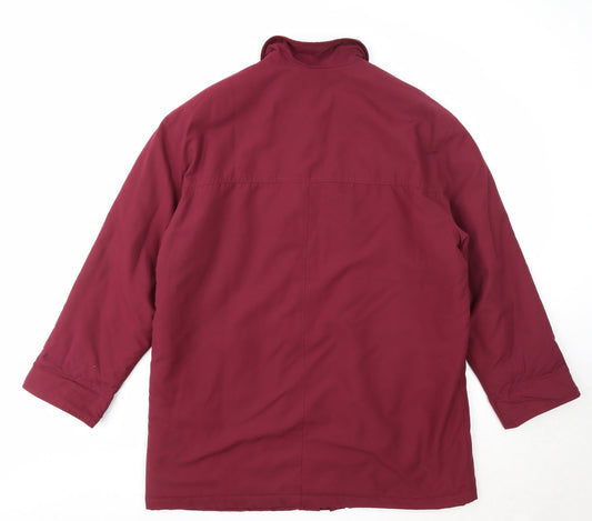 Bonmarché Womens Purple Jacket Size M Zip