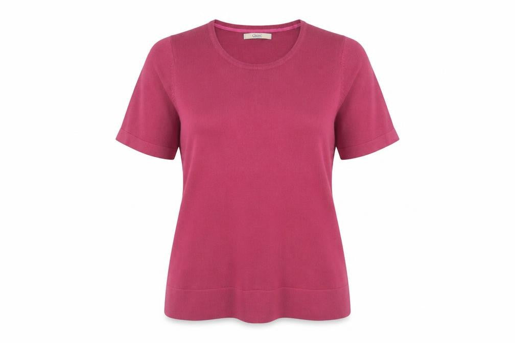 Marks and Spencer Womens Pink Round Neck Acrylic Pullover Jumper Size 12