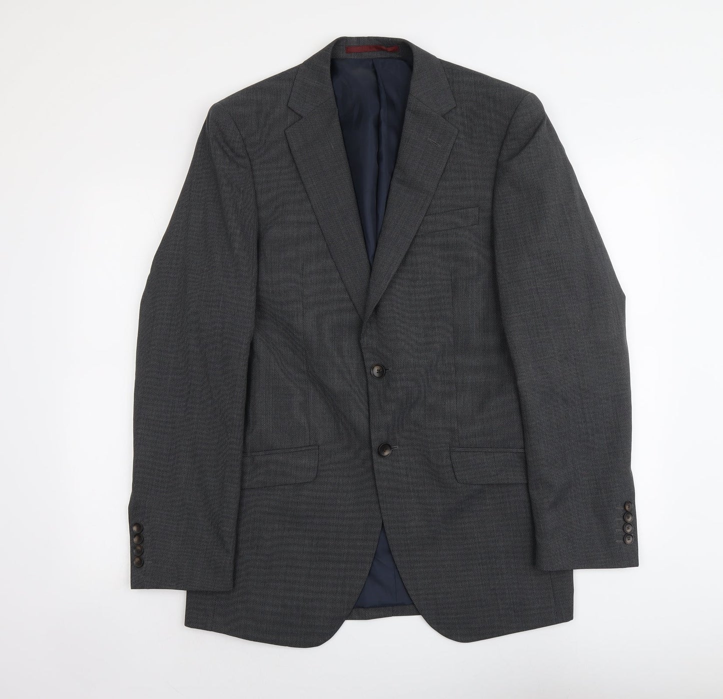 Marks and Spencer Mens Grey Wool Jacket Suit Jacket Size M Regular