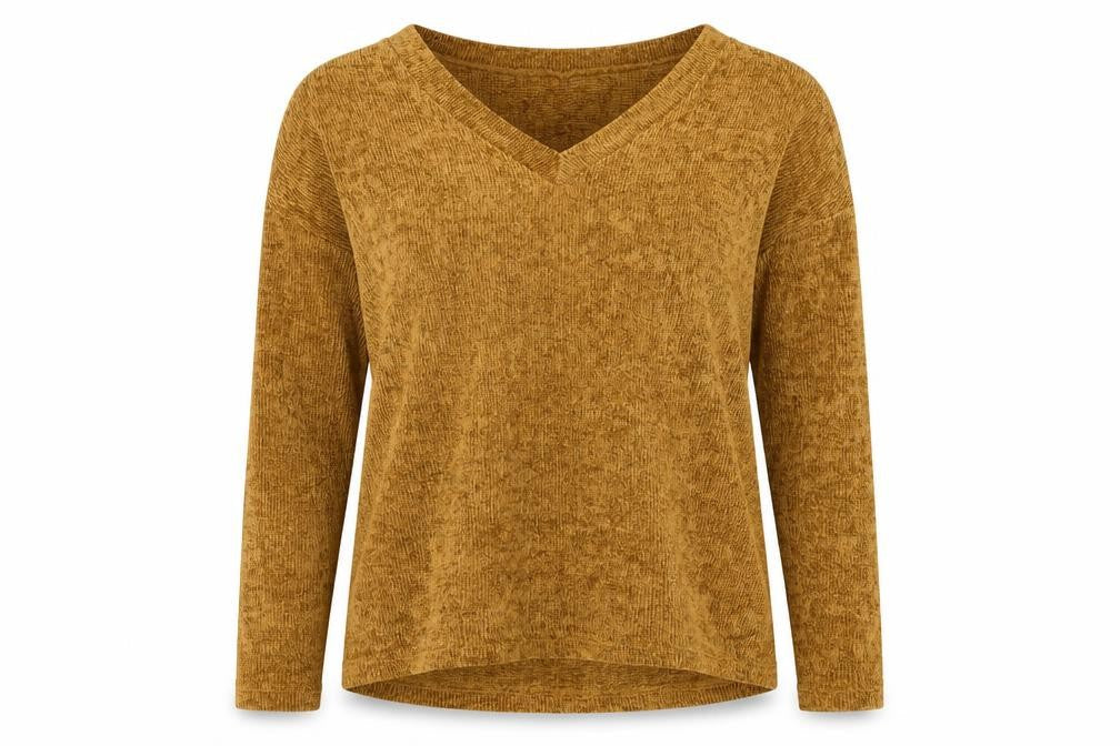 Capsule Womens Yellow Square Neck Polyester Pullover Jumper Size 12