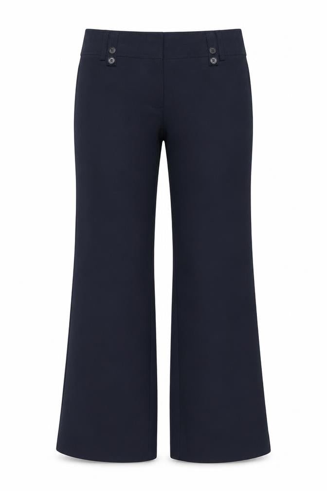 Dorothy Perkins Womens Blue Polyester Dress Pants Trousers Size 12 Regular Zip