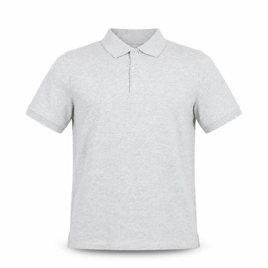 SPLASH Mens Grey Cotton Polo Size S Collared Button