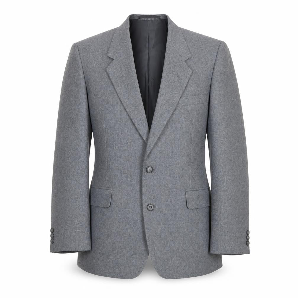 Mens 40 Chest Regular Dunn & Co Grey Two-Button