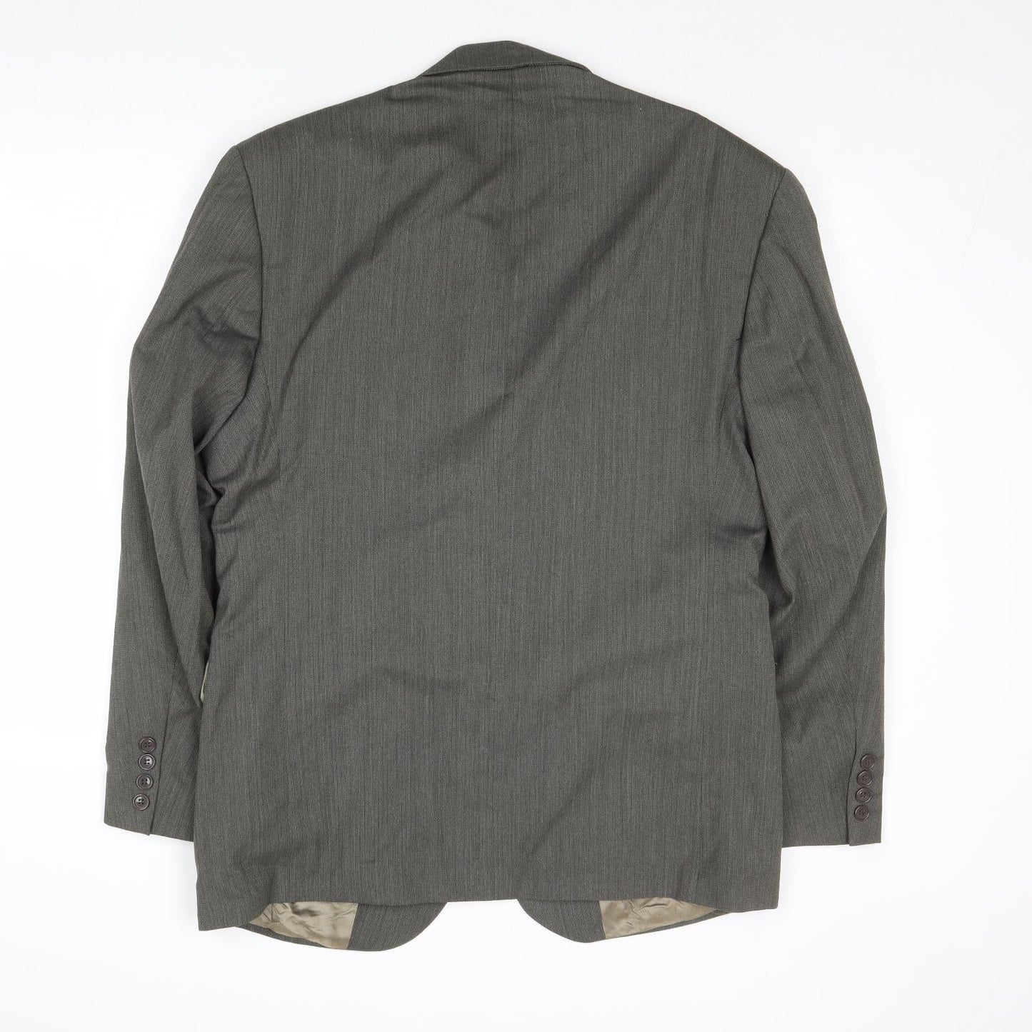 Hugo James Mens Grey Wool Jacket Suit Jacket Size 40 Regular