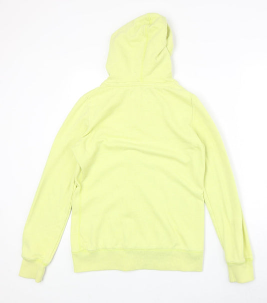 NEXT Womens Yellow Polyester Full Zip Hoodie Size 6 Zip