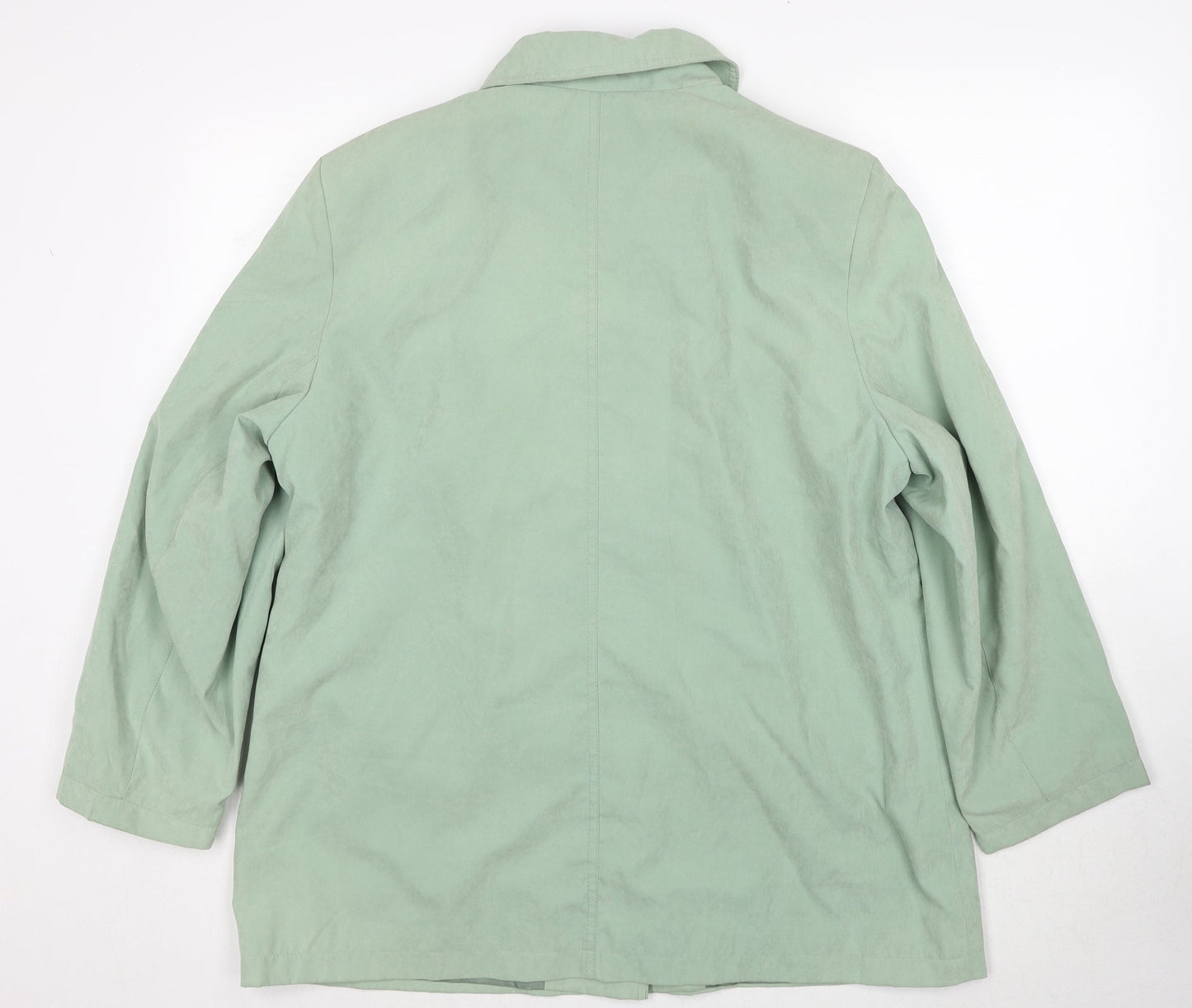 EWM Womens Green Jacket Size 18 Button