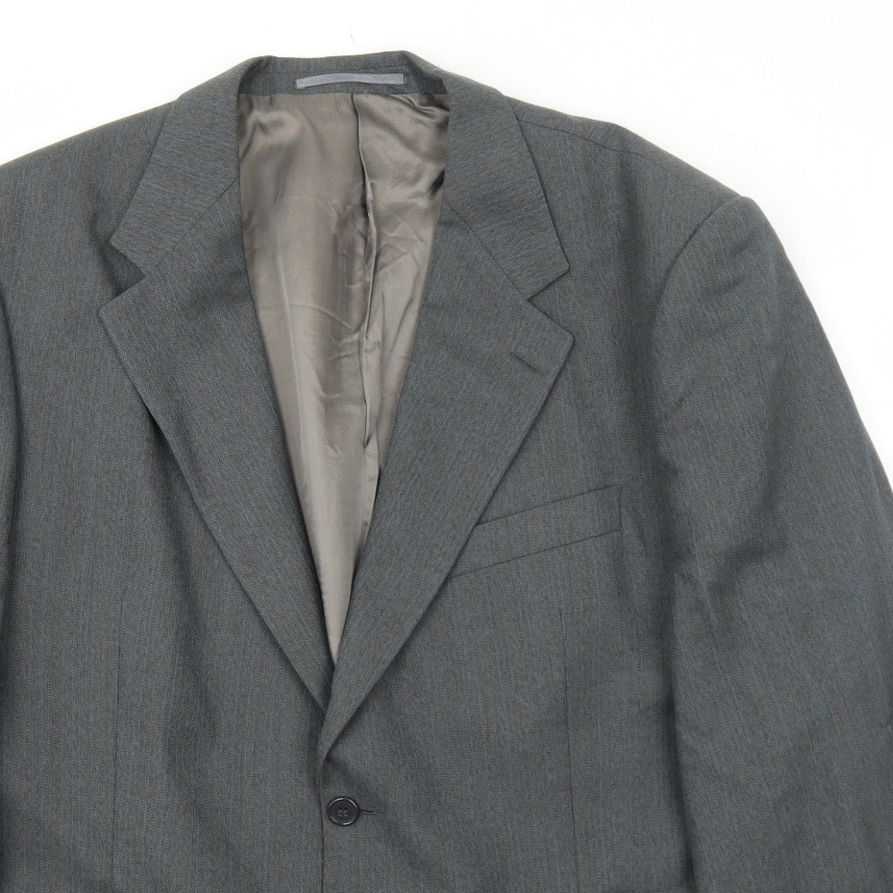 Wellington Mens Grey Wool Jacket Suit Jacket Size 46 Regular