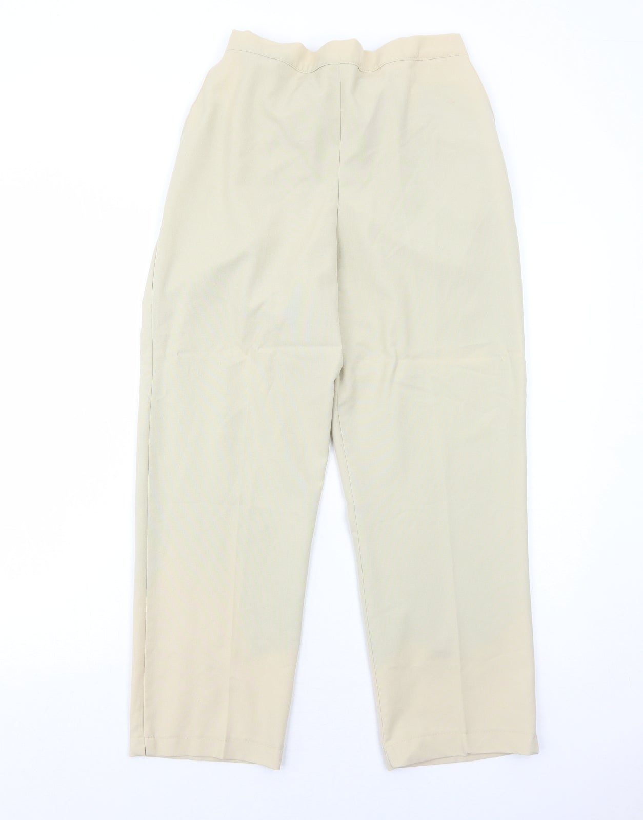 ARISTA Womens Beige Polyester Trousers Size 16 Regular