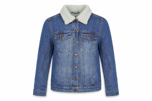 South Womens Blue Jacket Size 10 Button