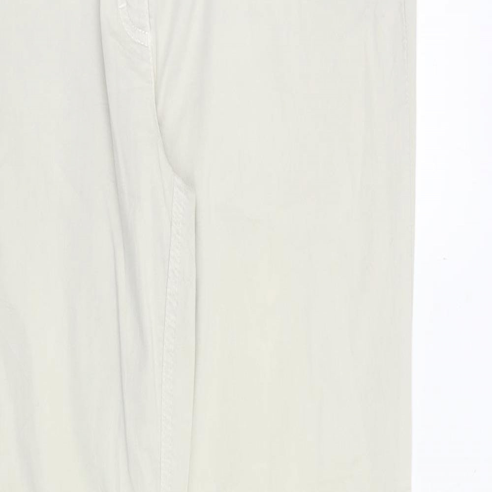 ZERRES Womens Beige Polyester Trousers Size 36 in Regular Zip