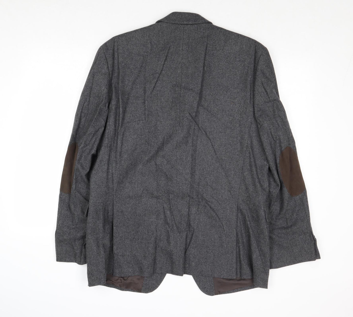 Benvenuto Mens Grey Wool Jacket Suit Jacket Size 42 Regular