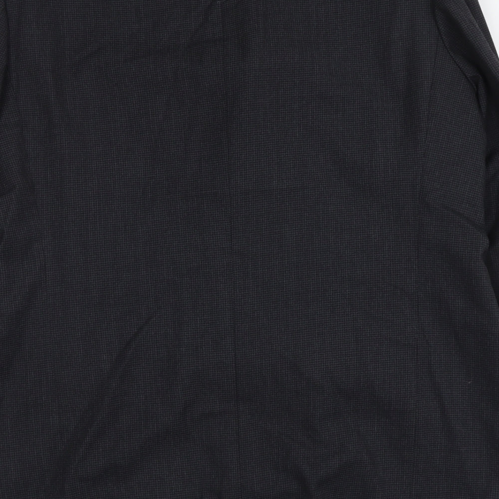 Marks and Spencer Mens Blue Polyester Jacket Suit Jacket Size L Regular