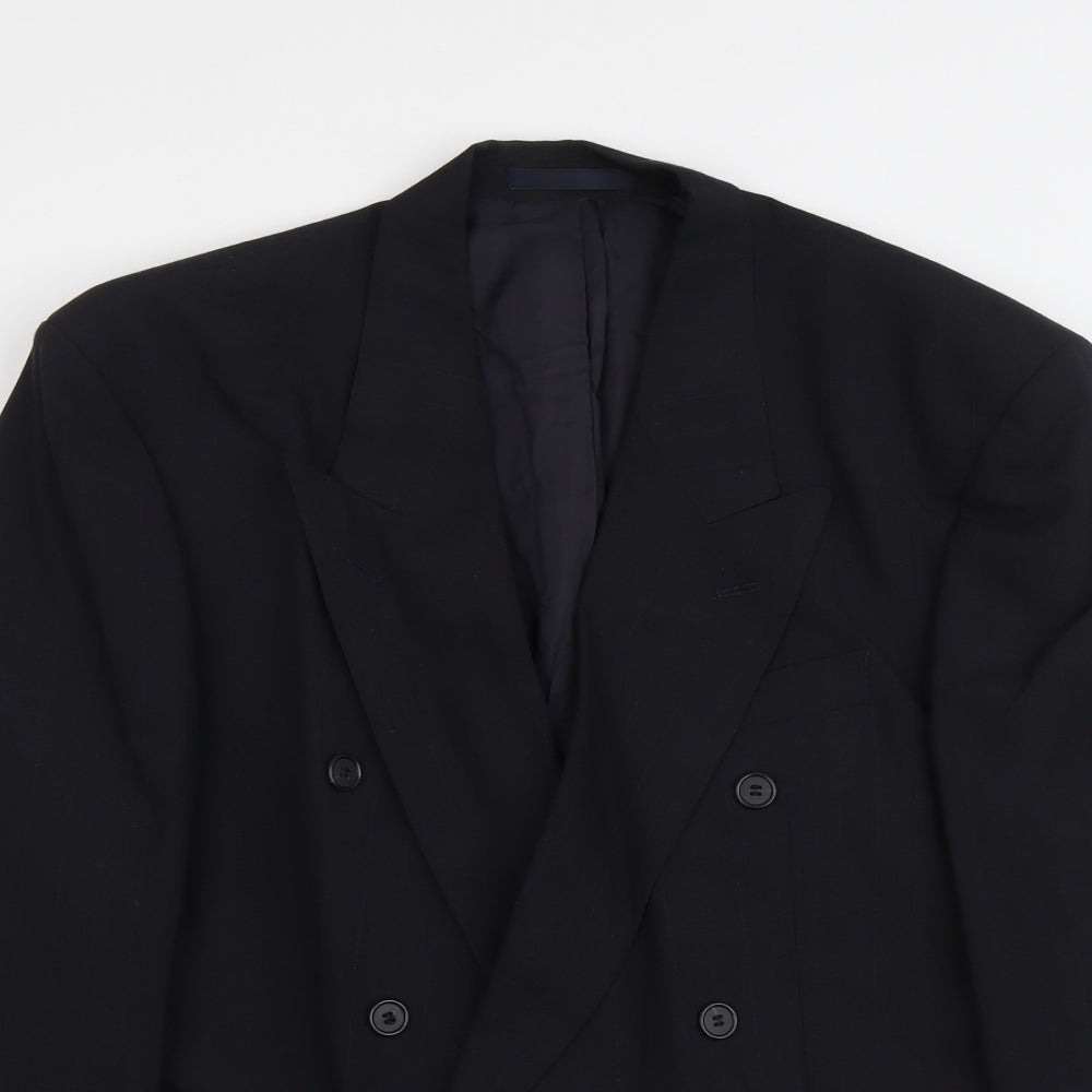 Marks and Spencer Mens Black Polyester Jacket Suit Jacket Size M Regular