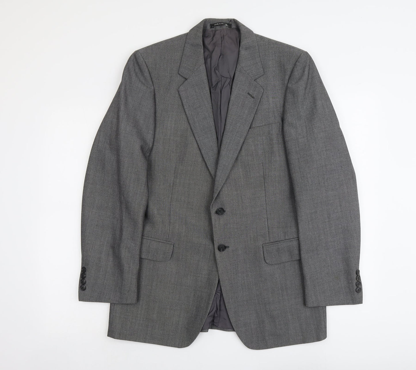 Marks and Spencer Mens Grey Polyester Jacket Suit Jacket Size M Regular