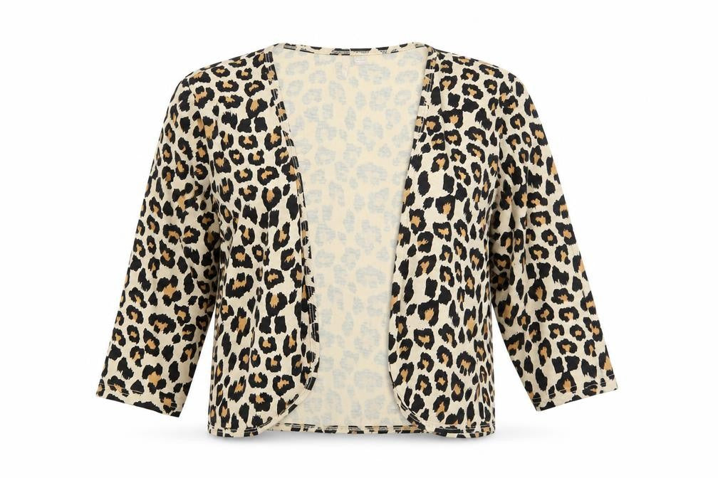 Womens UK 12 Regular Anthology Brown Shrug