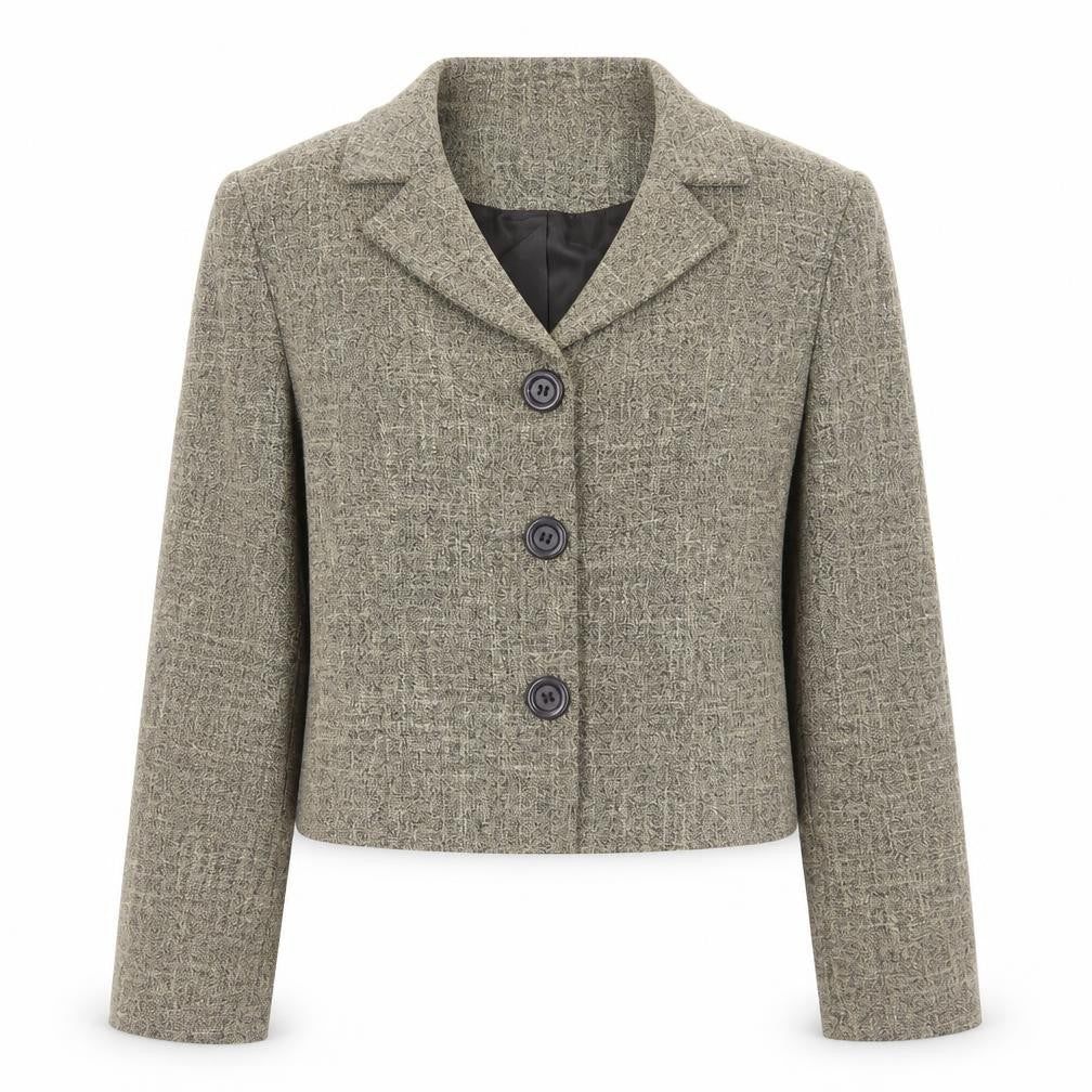 Womens UK Size 12  Lakeland Brown Polyester Blazer