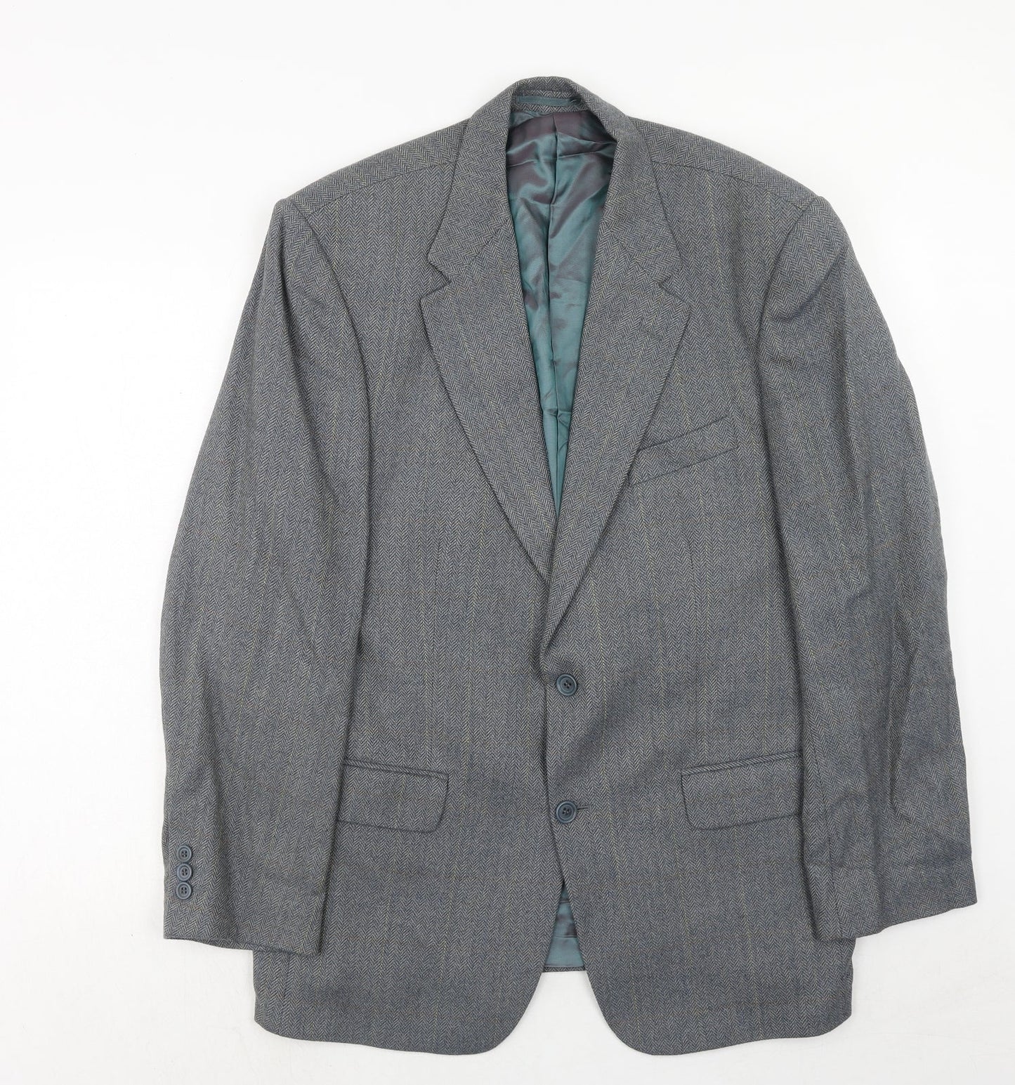 West Brook Mens Grey Wool Jacket Suit Jacket Size 42 Regular
