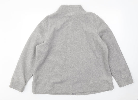 Bonmarché Womens Grey Jacket Size L Zip