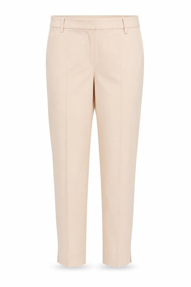 H&M Womens Pink Viscose Chino Trousers Size 8 Regular Zip