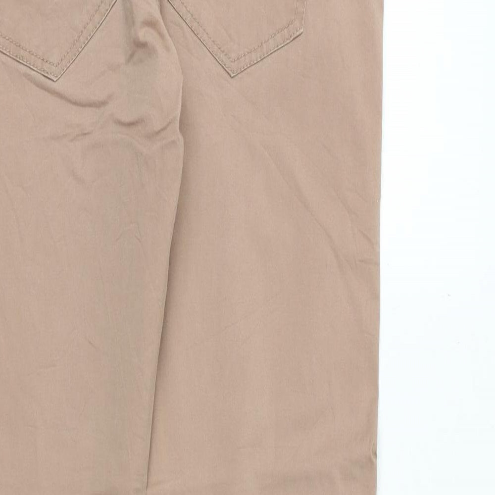 sinsay Womens Pink Cotton Skinny Jeans Size L Regular Zip