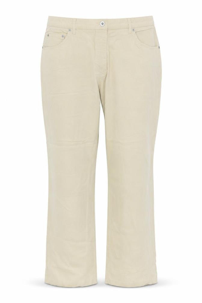 Yessica Womens Beige Polyester Trousers Size 16 Regular Zip