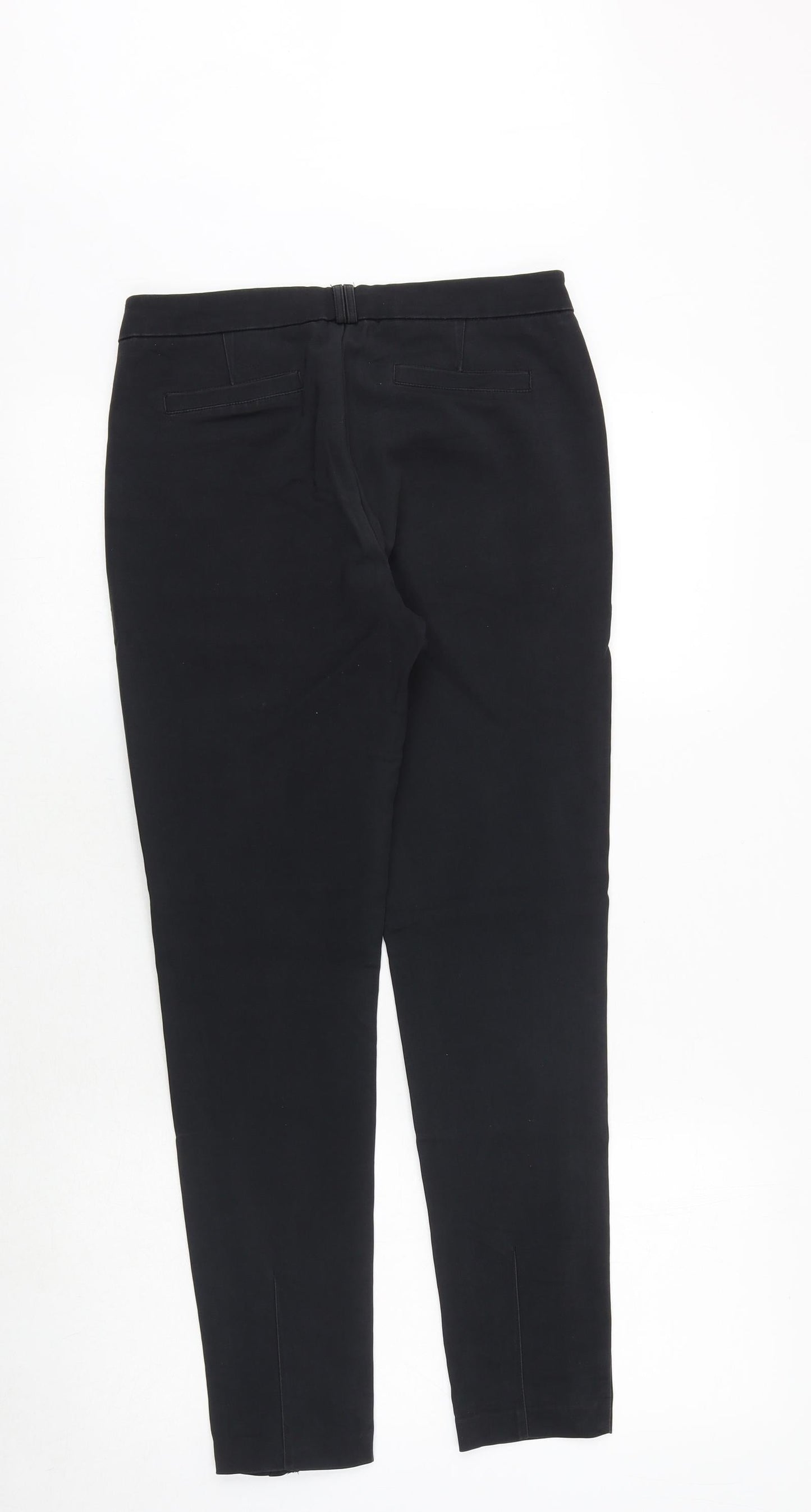 Bearun Womens Black Polyester Chino Trousers Size S Regular Zip
