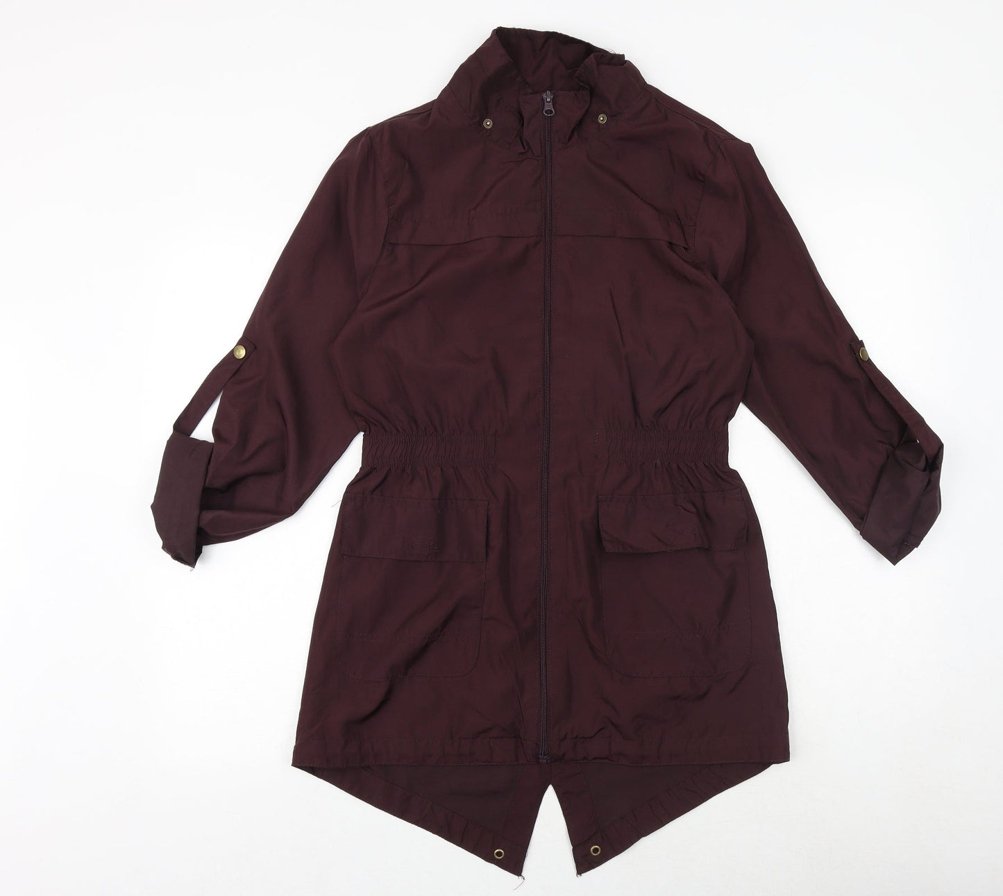 Brave Soul Womens Purple Jacket Size S Zip