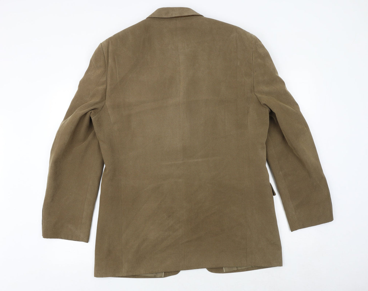 Marks and Spencer Mens Brown Polyester Jacket Blazer Size 40 Regular